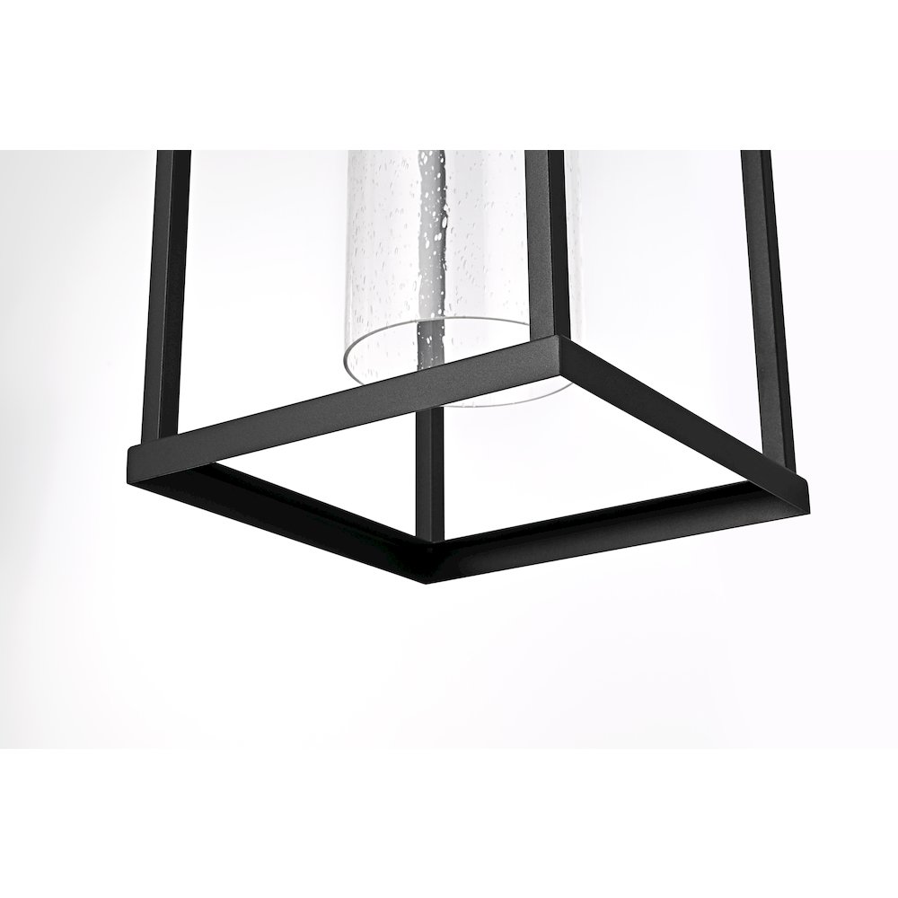 Zora 24 inch Outdoor Wall sconce in Black. Picture 6