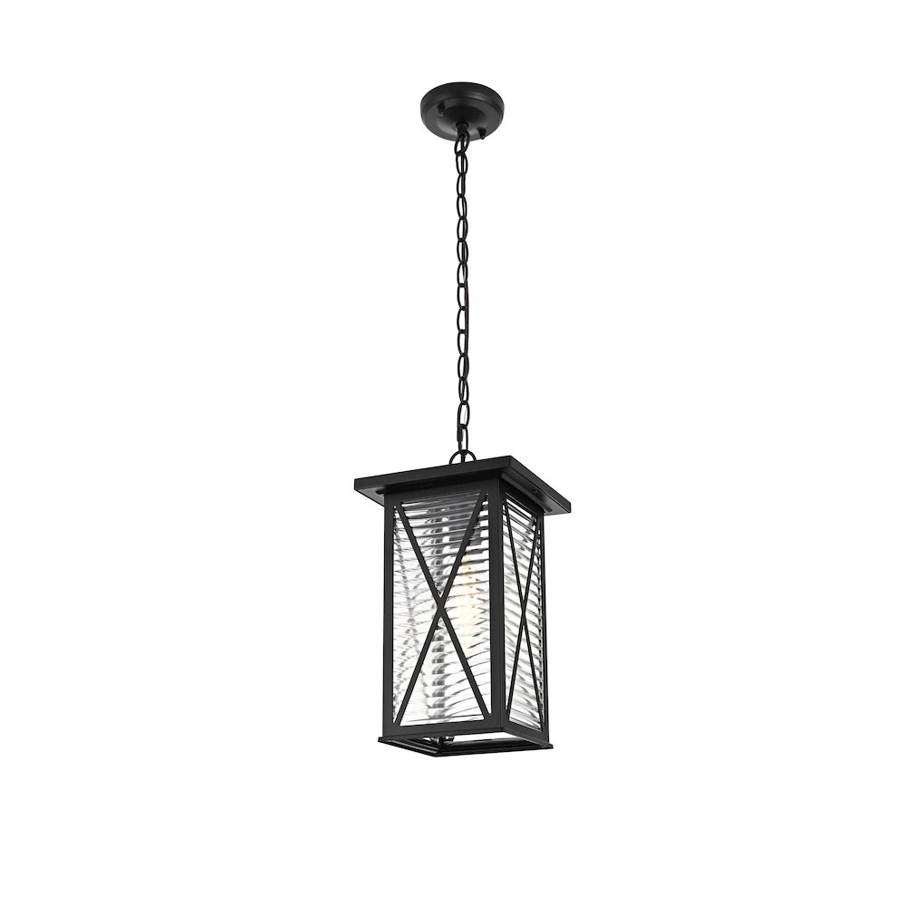 Jada 14 inch Outdoor Pendant in Black. Picture 8