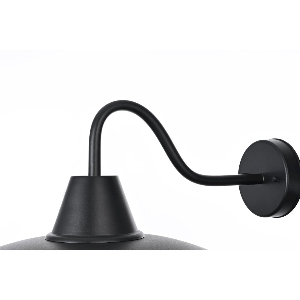 Tinsley 20 inch Outdoor Wall sconce in Black. Picture 6