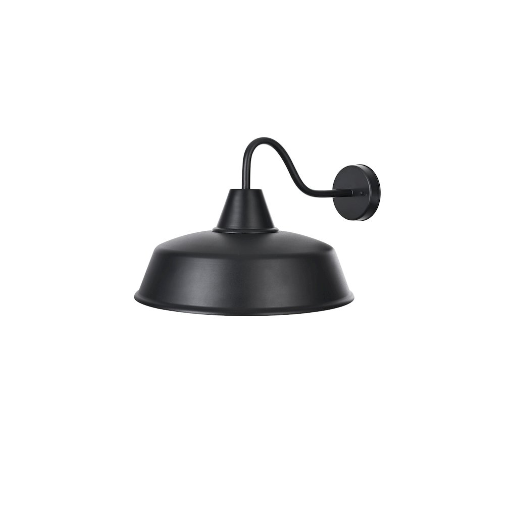 Tinsley 20 inch Outdoor Wall sconce in Black. Picture 7