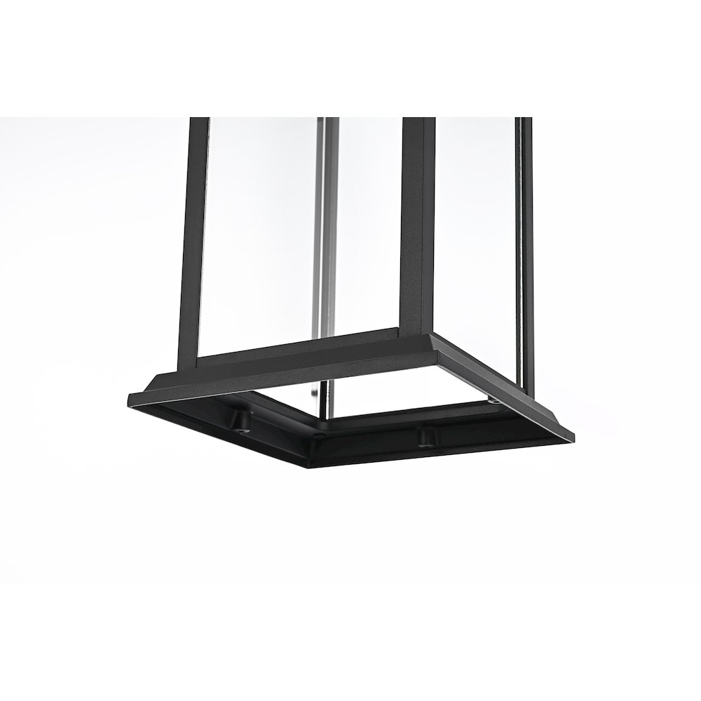 Araceli 17 inch Outdoor Wall sconce in Black. Picture 6