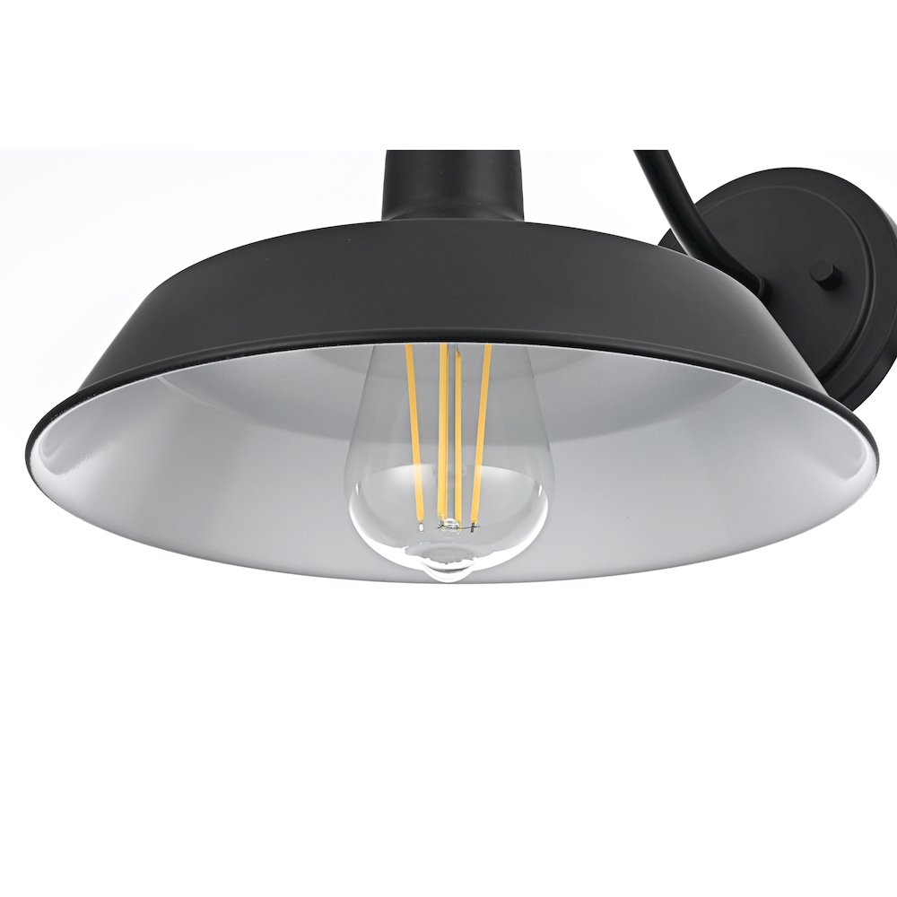 Franco 10 Inch Outdoor Wall Sconce In Black. Picture 4