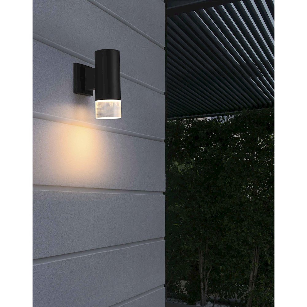 Jase 5 Inch Outdoor Wall Sconce In Black. Picture 2