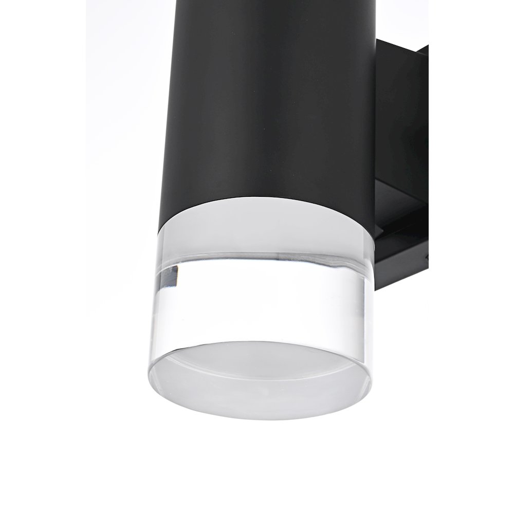 Jase 5 Inch Outdoor Wall Sconce In Black. Picture 4