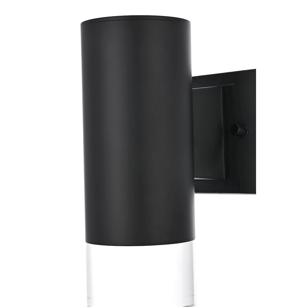 Jase 5 Inch Outdoor Wall Sconce In Black. Picture 6