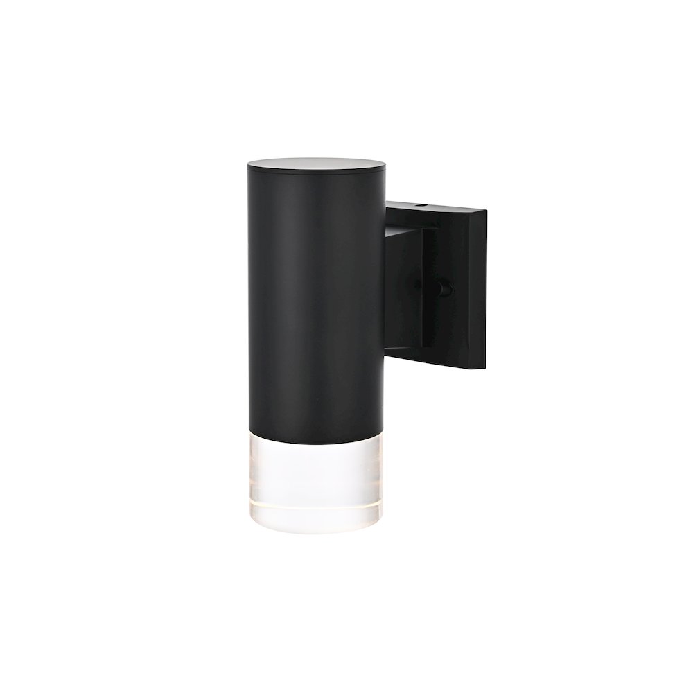 Jase 5 Inch Outdoor Wall Sconce In Black. Picture 7
