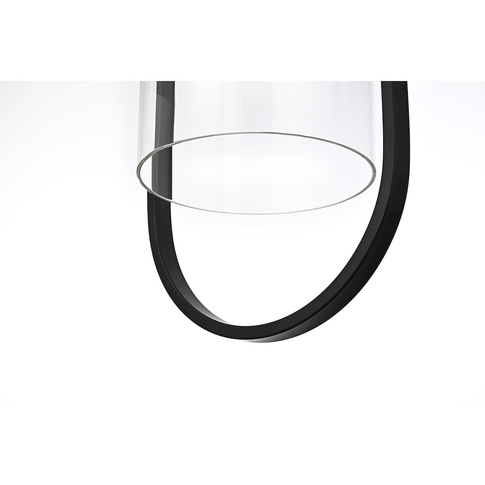 Jaxson 10 Inch Outdoor Wall Sconce In Black. Picture 4
