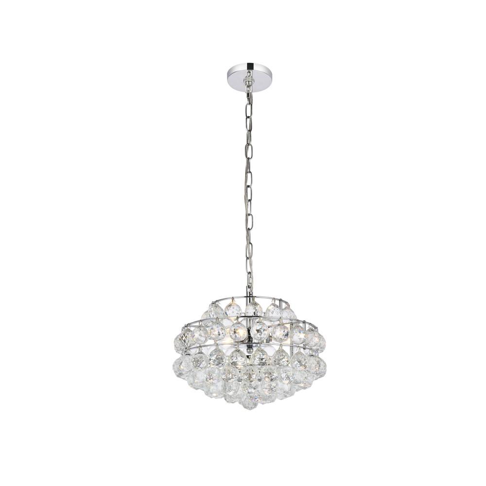 Savannah 14 inch pendant in chrome. Picture 1