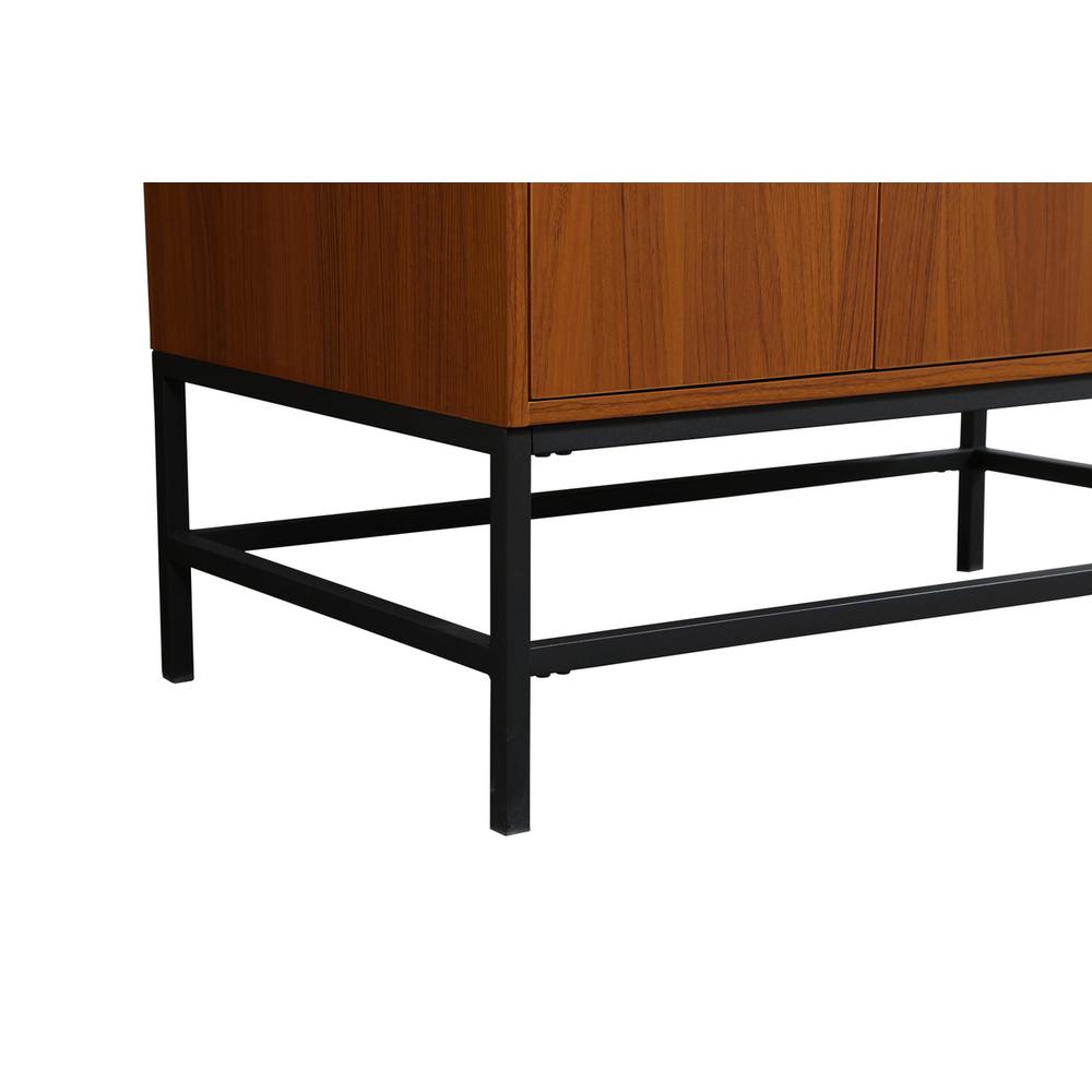36 inch Single bathroom vanity in teak. Picture 13