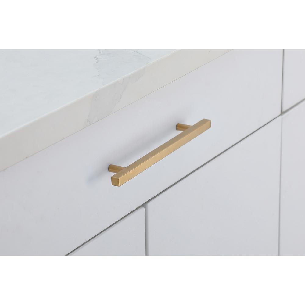 Dior 6-5/16" Center to Center Brass Bar Pull Multipack (set of 10). Picture 2