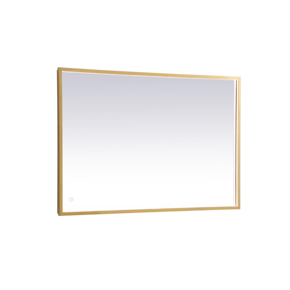 Pier 27x40 inch LED mirror with adjustable color temperature. Picture 1