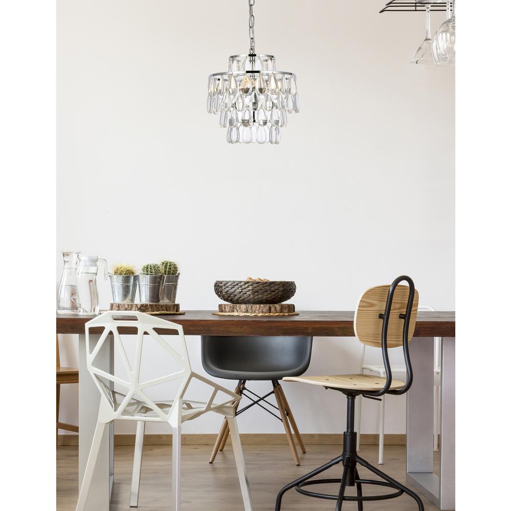 Mila 12 inch pendant in chrome. Picture 8