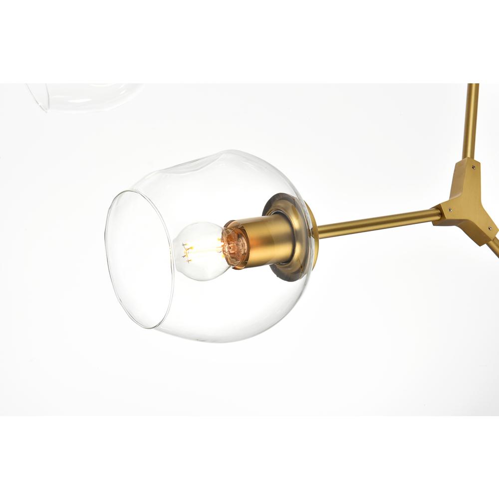 Cavoli 49 inch Chandelier in Brass. Picture 3