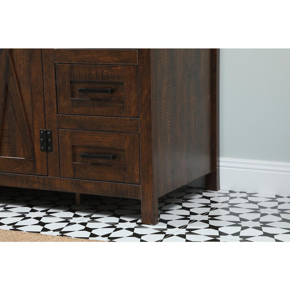 48 inch Single bathroom vanity in expresso with backsplash. Picture 6