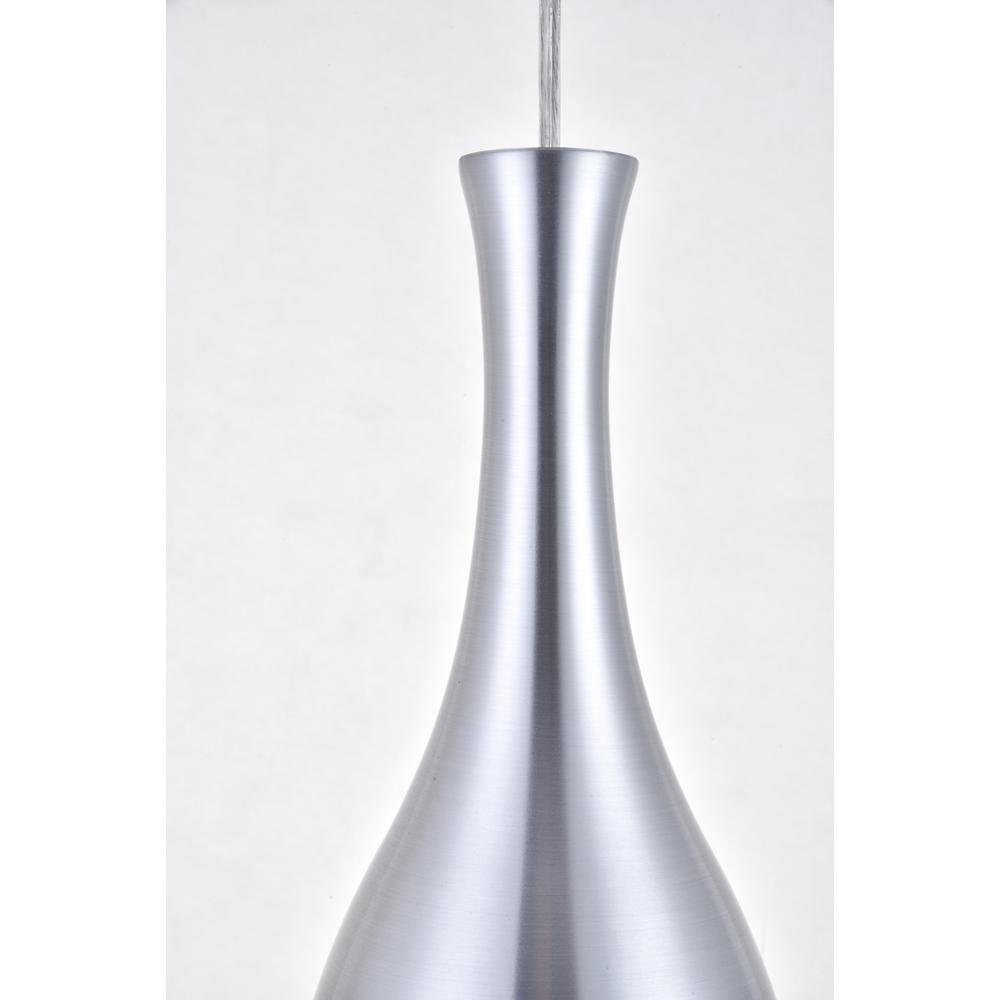 Aiken 1 Light Burnished Nickel Pendant. Picture 4