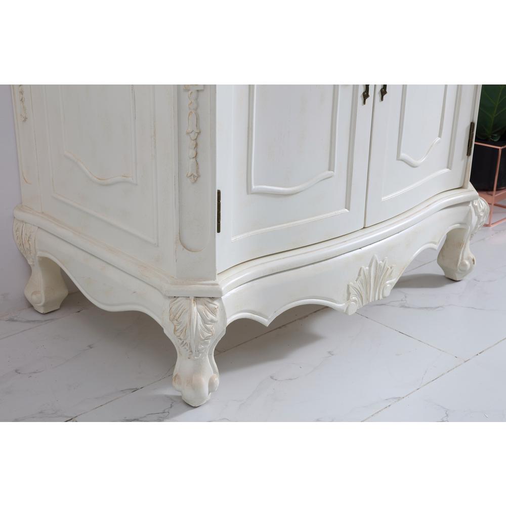 32 inch Single Bathroom vanity in antique white. Picture 6
