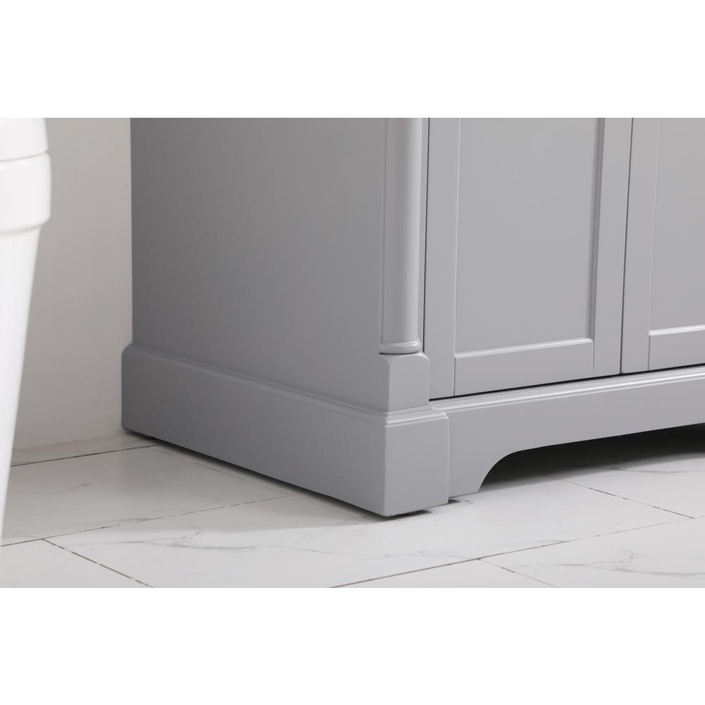 30 inch Single bathroom vanity in  Grey. Picture 6