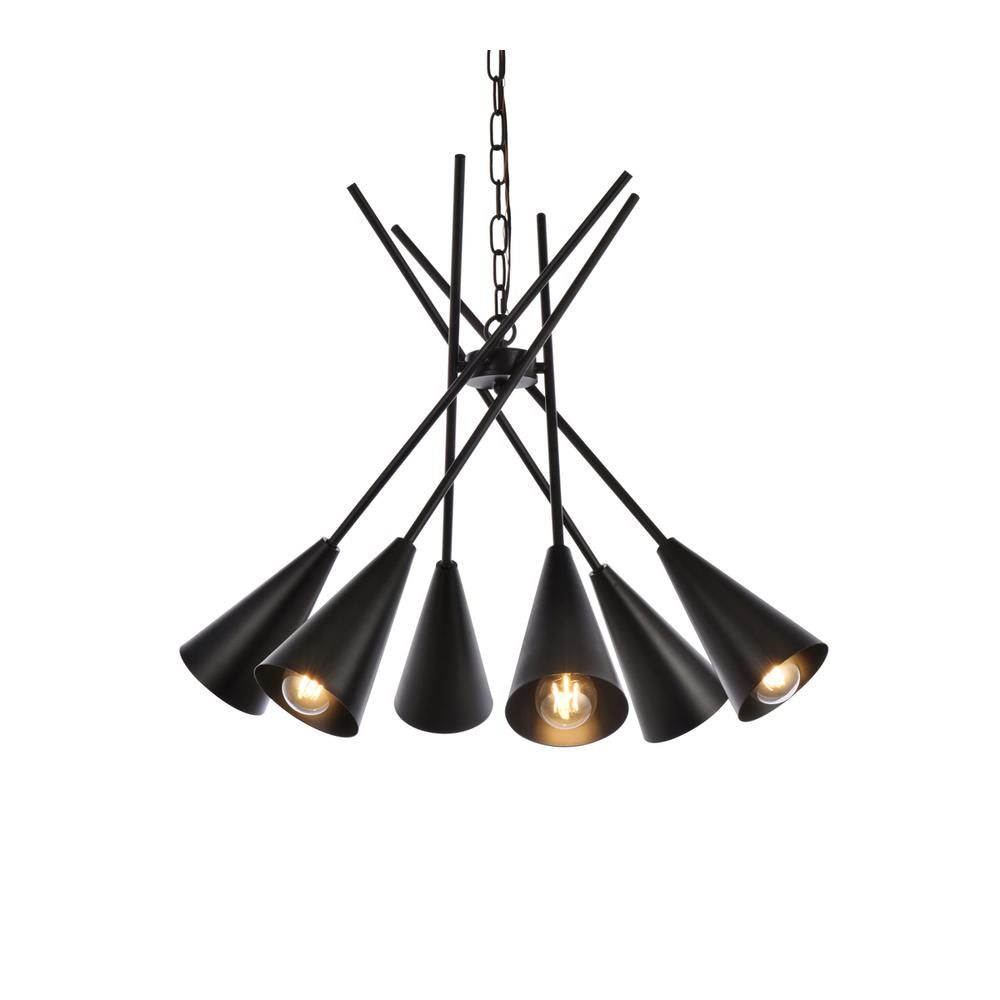 Casen 32 inch pendant in black. Picture 2