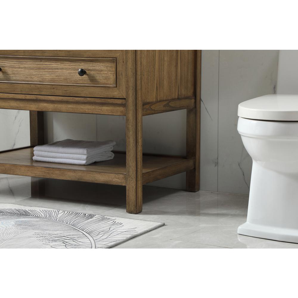 36 inch Single bathroom vanity in driftwood. Picture 6