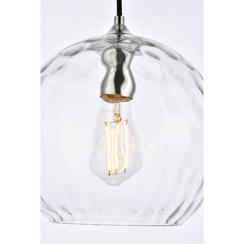 Cashel 10 inch light chrome pendant. Picture 5