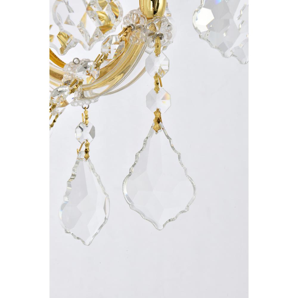 Maria Theresa 2 light Gold Wall Sconce Clear Royal Cut Crystal. Picture 5