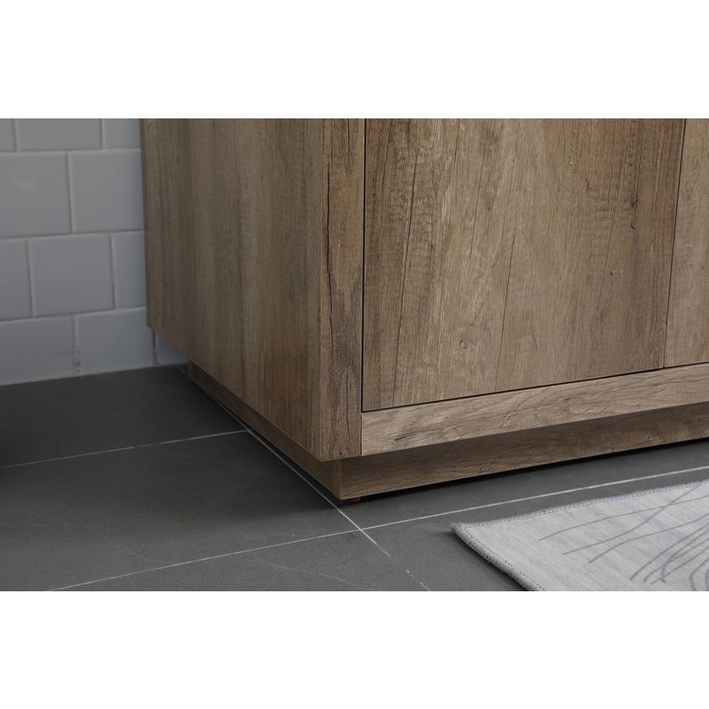 72 Inch Double Bathroom Vanity In Natural Oak. Picture 6