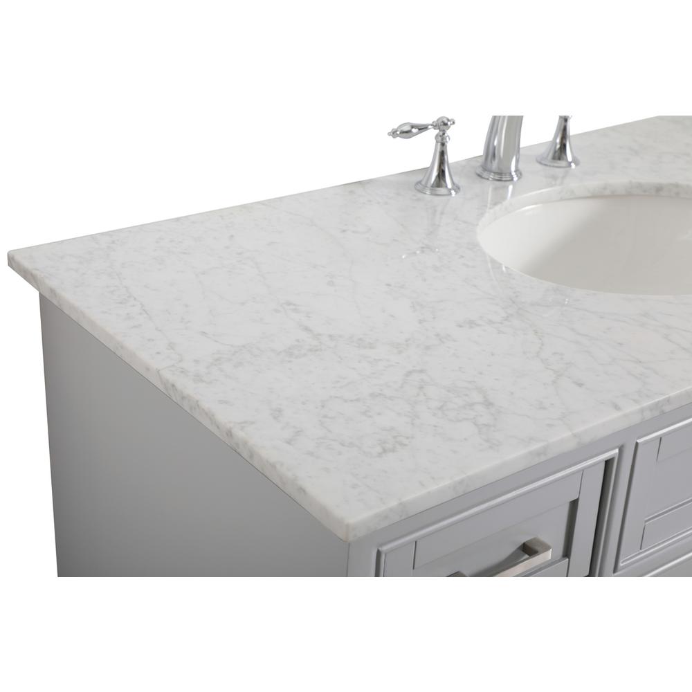 48 In. Single Bathroom Vanity Set In Light Grey. Picture 8