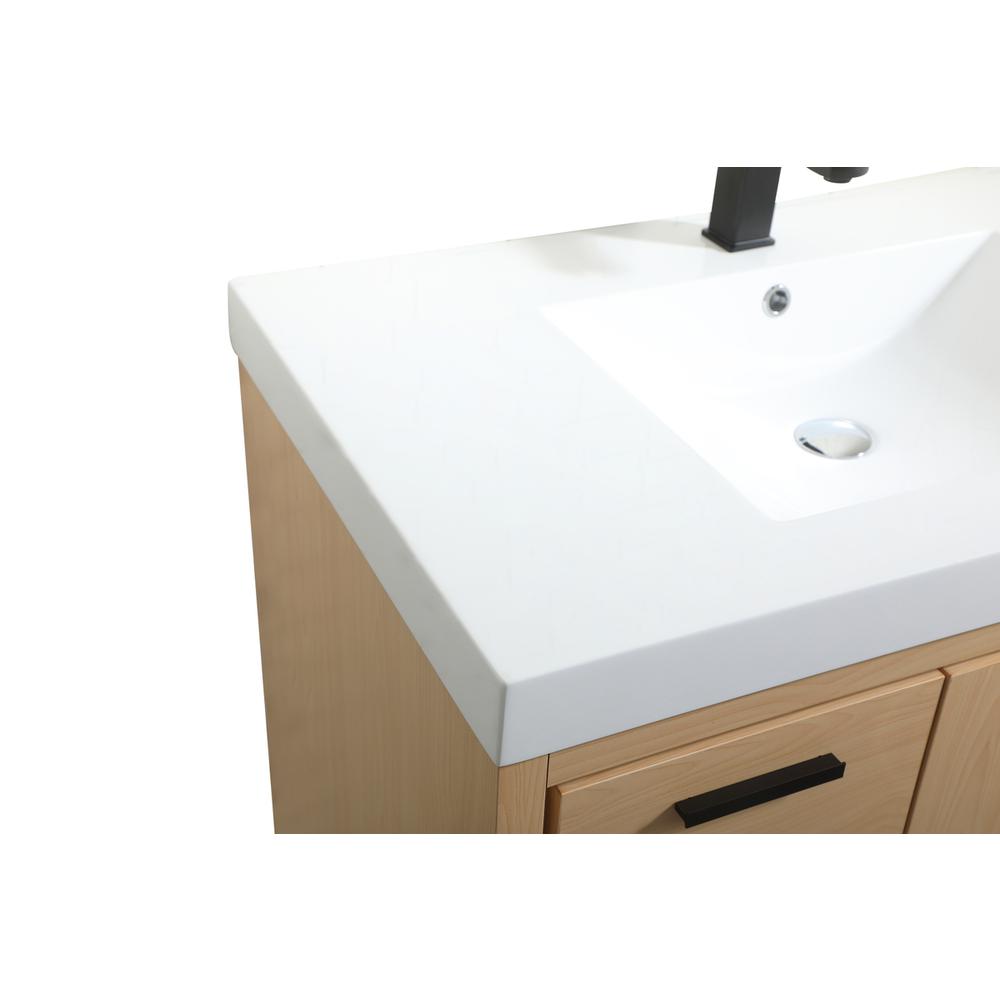 36 inch Single bathroom vanity in Maple. Picture 11