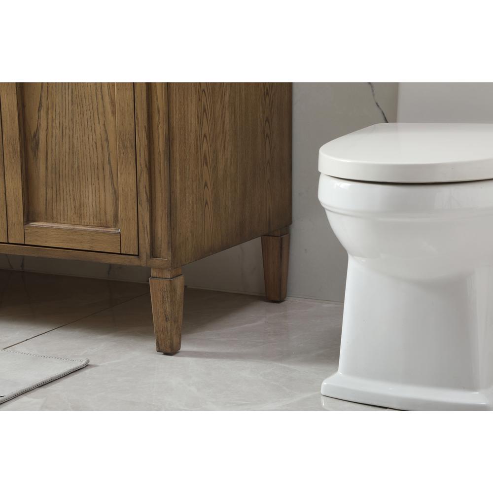 72 inch double bathroom vanity in driftwood. Picture 6