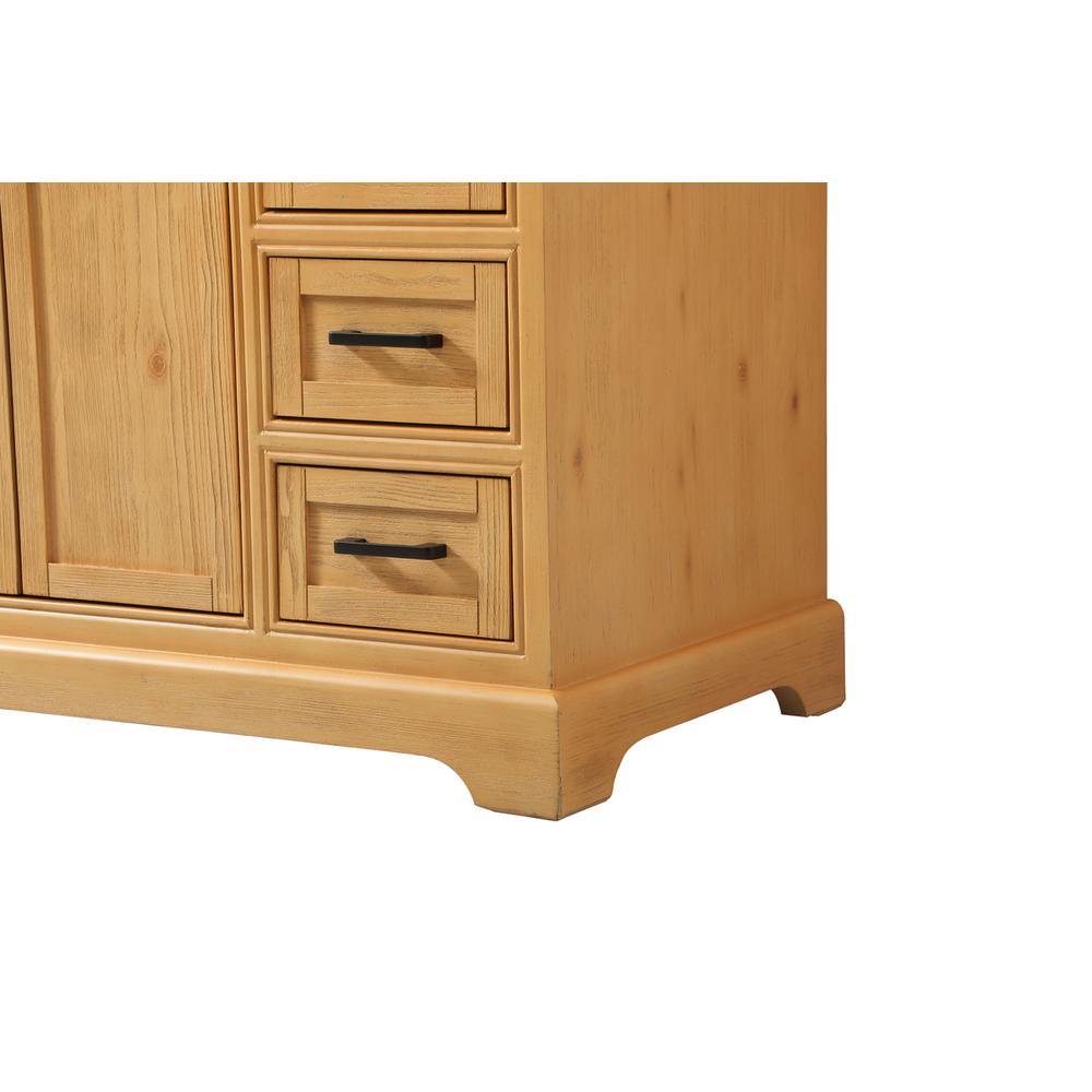 48 inch Single bathroom vanity in natural wood. Picture 13