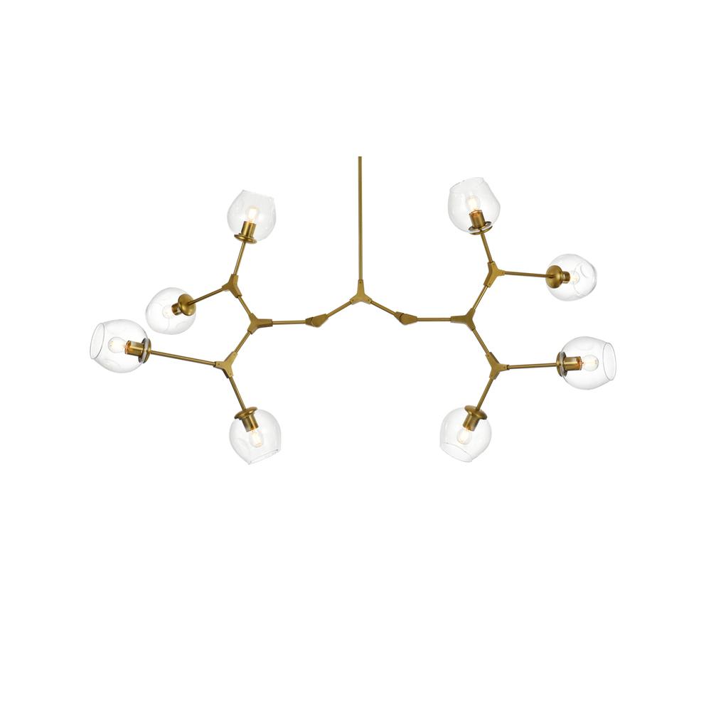 Cavoli 61 inch Chandelier in Brass. Picture 2