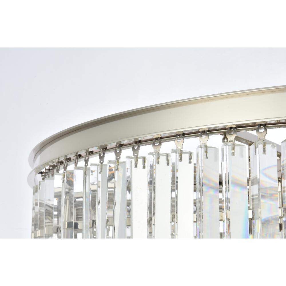 Sydney 33 light polished nickel Chandelier Clear Royal Cut Crystal. Picture 5