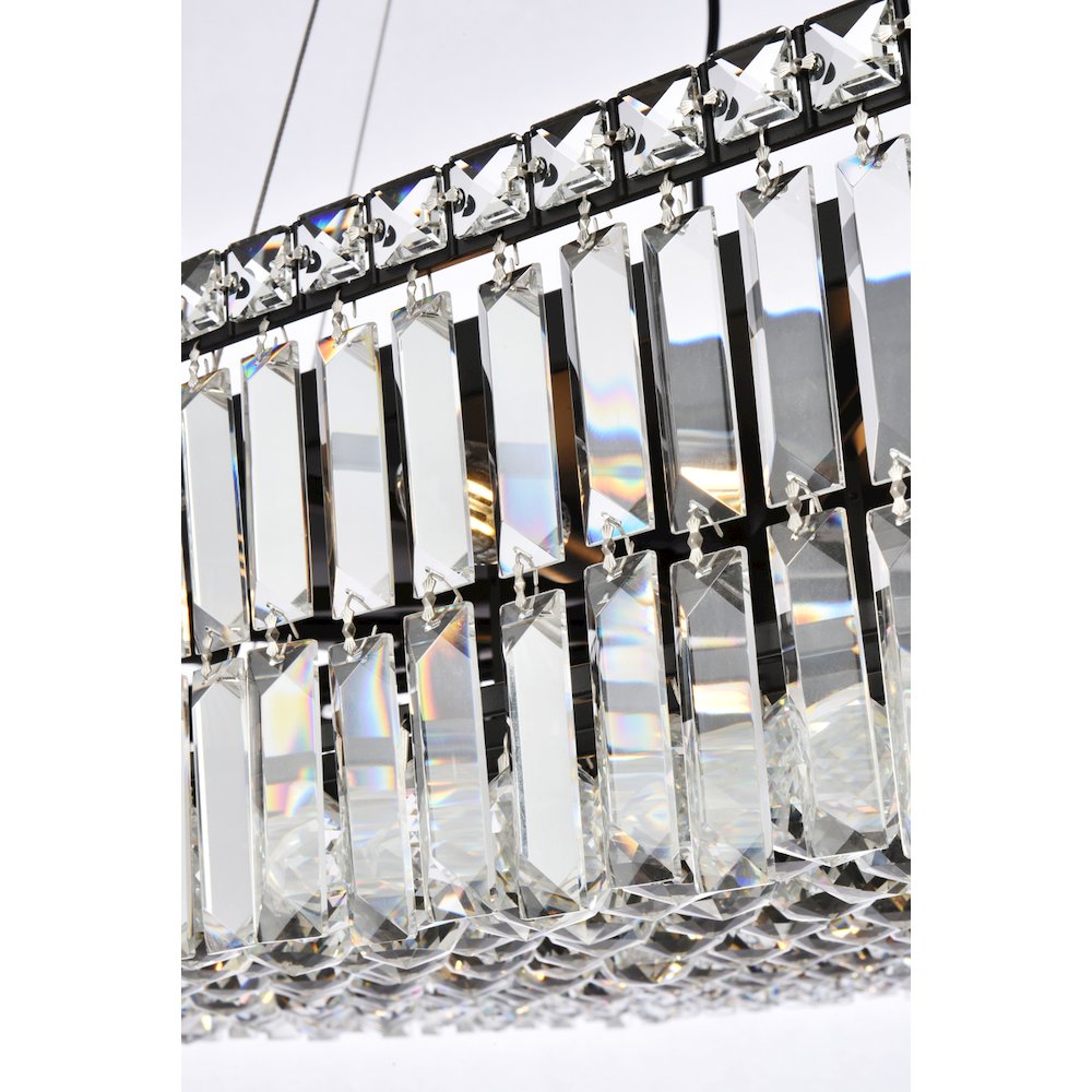 Maxime 28 Inch Black Chandelier. Picture 5