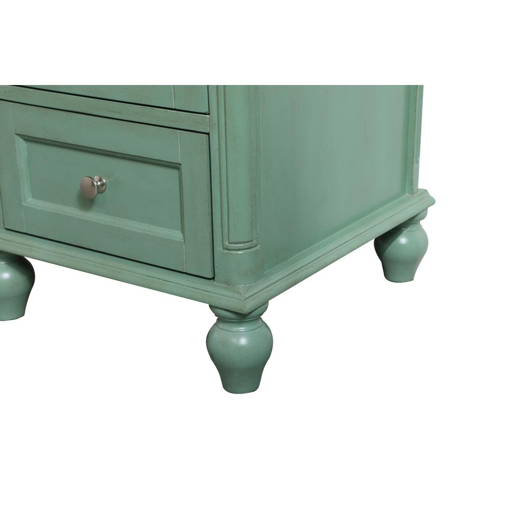 19 inch Single Bathroom Vanity in Vintage Mint. Picture 12