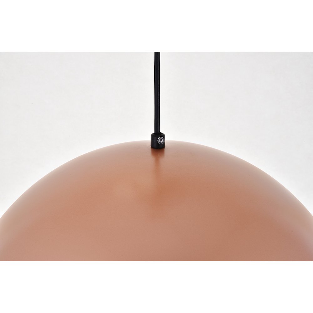 Circa 1 Light Honey Gold Pendant. Picture 5