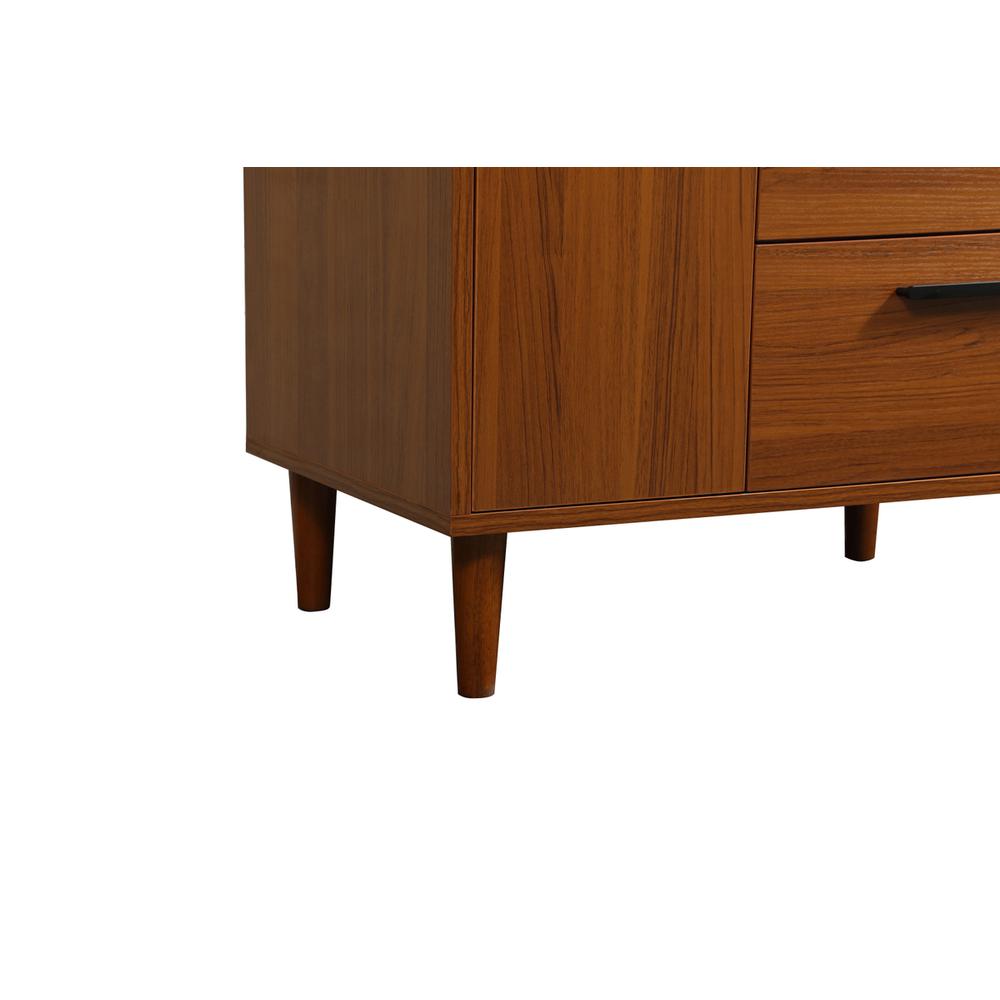 30 inch bathroom vanity in Teak with backsplash. Picture 13