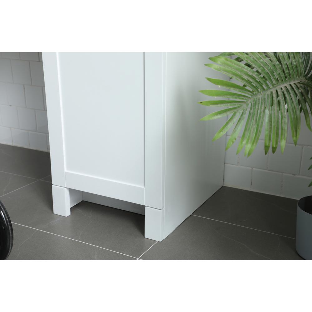 60 Inch ADA Compliant Bathroom Vanity In White. Picture 6