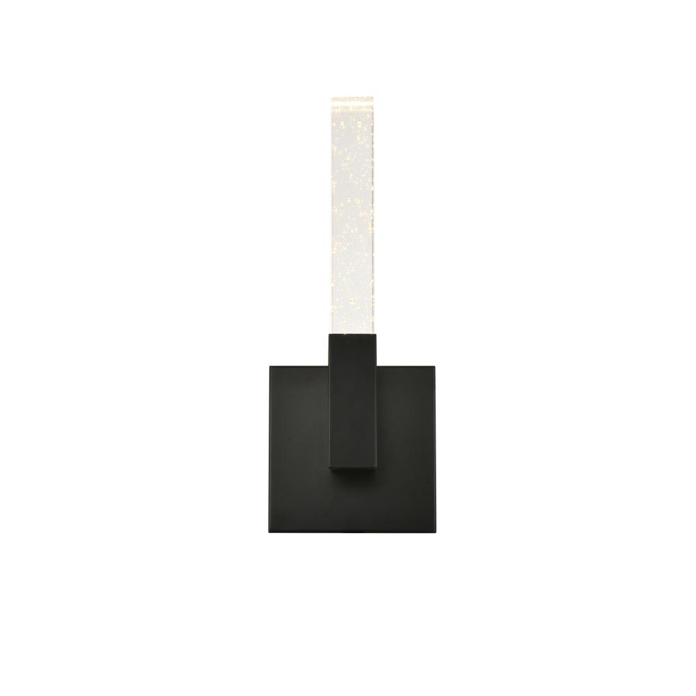 Noemi 6 inch Adjustable LED Wall Sconce in Black. Picture 1