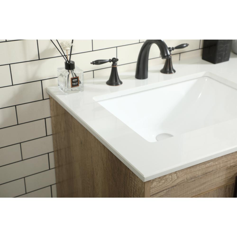 60 inch double bathroom vanity in natural oak. Picture 5