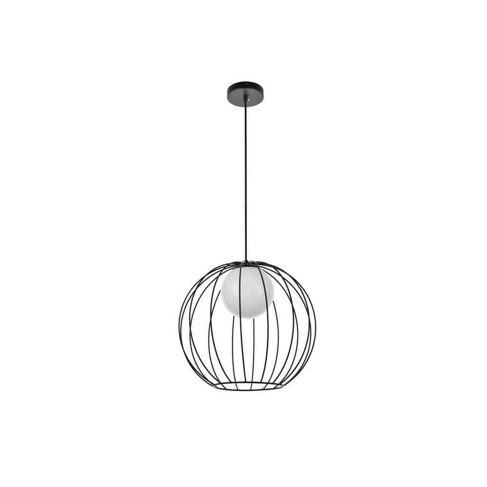 Wetzel 1 light black pendant. Picture 6
