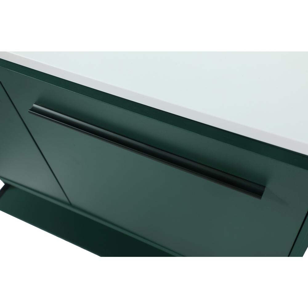 36 inch Single bathroom vanity in green. Picture 12