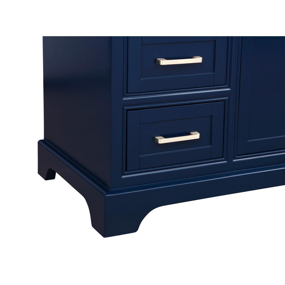 48 inch Single bathroom vanity in Blue. Picture 13