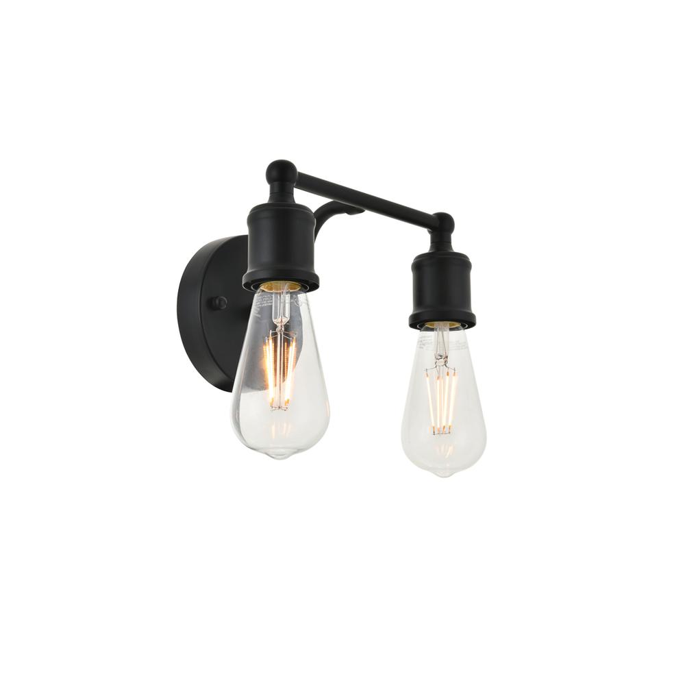 Serif 2 light black Wall Sconce. Picture 3