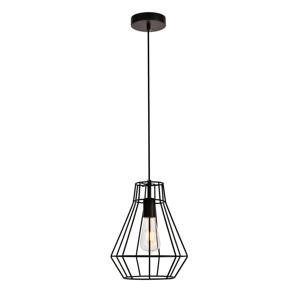 Jago Collection Pendant D9.1 H12.3 Lt:1 Black Finish. Picture 1