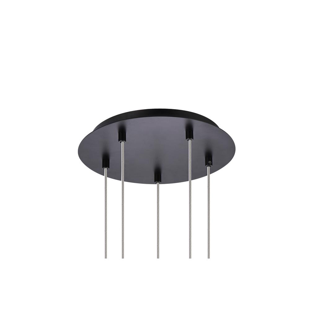 Eren 5 lights Black pendant. Picture 3