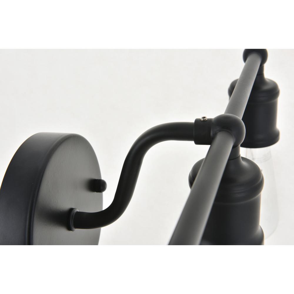 Serif 3 light black Wall Sconce. Picture 11