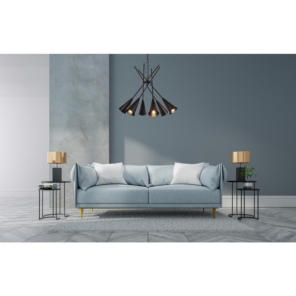 Casen 32 inch pendant in black. Picture 8