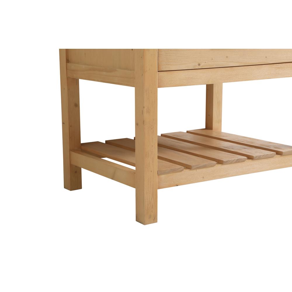 30 inch Single bathroom vanity in natural wood. Picture 13