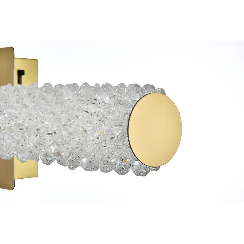 Bowen 30 inch Adjustable LED Wall Sconce in Satin Gold. Picture 6
