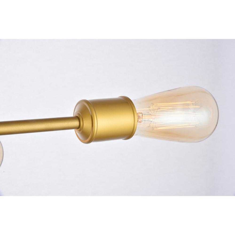 Axel 5 Lights Brass Wall Sconce. Picture 4